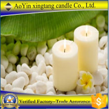 China Ivory Pillar Candle Factory/ Velas Decorativas/Cheap Bougies